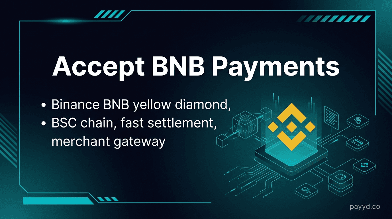 How to Accept BNB (Binance Coin) Payments in 2026